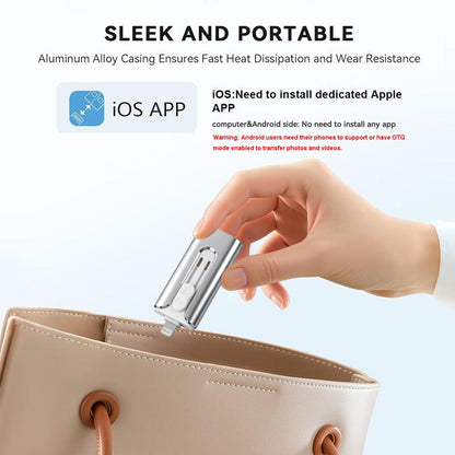 Vova™ 4-in-1 Flash Drive - 1TB Phone Storage (iPhone & Android)