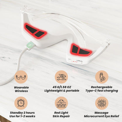 LumaRevive™ Red Light Eye Therapy Glasses