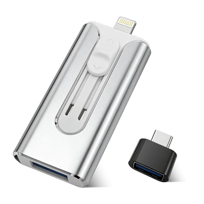 Vova™ 4-in-1 Flash Drive - 1TB Phone Storage (iPhone & Android)